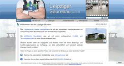 Desktop Screenshot of leipzig-saeurebau.de